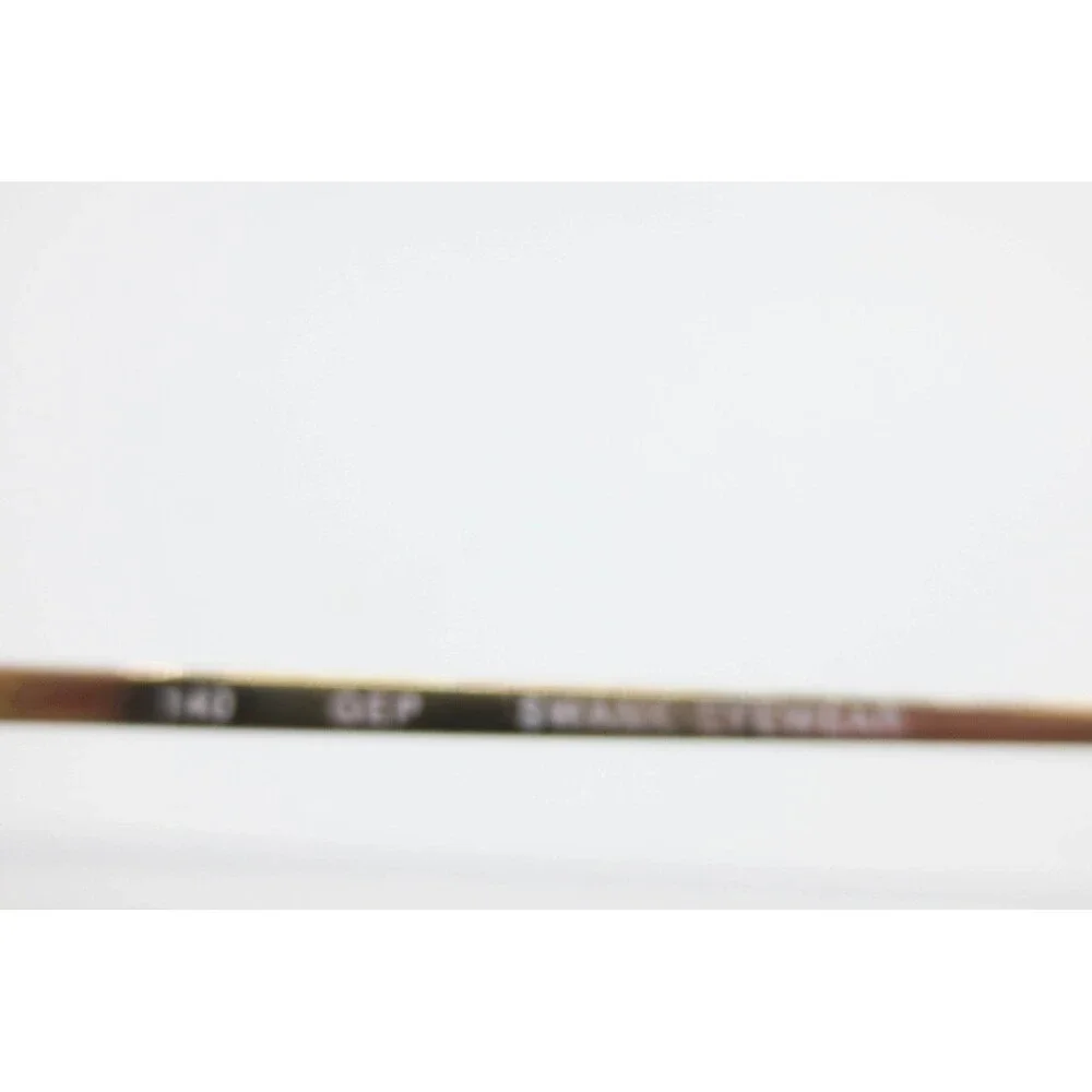 Swank Eyewear Marcy 516-842 Gold Oval Eyeglass Frames 52-18-140 Vintage Style